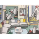 Roy Lichtenstein Lithographie Offset 50x35 cm zertifiziert