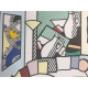 Roy Lichtenstein Lithographie Offset 50x35 cm zertifiziert