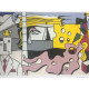 Litografická súprava Roy Lichtenstein certifikovaná 50x35 cm