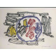Set de litografia de Roy Lichtenstein 50x35 cm certificat