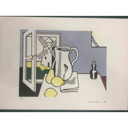 Offsetowa litografia Roya Lichtensteina z certyfikatem 50x35 cm