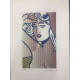 Roy Lichtenstein Off set lithograph cm 50x35 certified