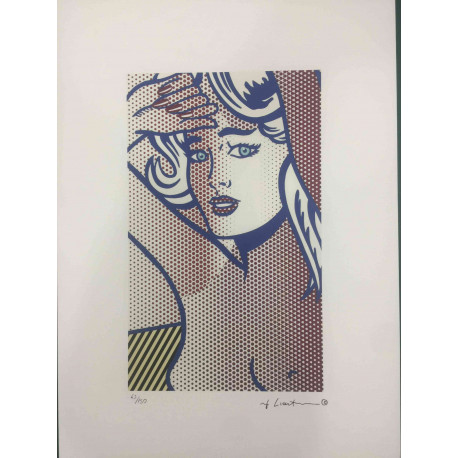 Roy Lichtenstein Off set lithograph cm 50x35 certified
