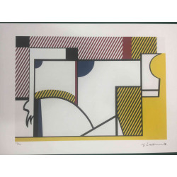 Roy Lichtenstein Off set lithograph cm 50x35 certified