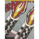 Roy Lichtenstein Litografia off set 50x35 cm certificat