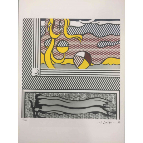 Roy Lichtenstein Litografia off set cm 50x35  certificata