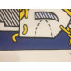 Litografická súprava Roy Lichtenstein certifikovaná 50x35 cm