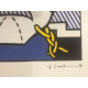 Litografická súprava Roy Lichtenstein certifikovaná 50x35 cm