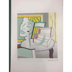 Roy Lichtenstein Litografía off set 50x35 cm certificada