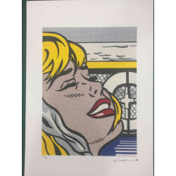 Litografická súprava Roy Lichtenstein certifikovaná 50x35 cm