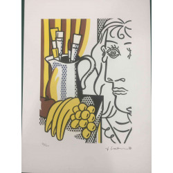 Roy Lichtenstein Lithographie Offset 50x35 cm zertifiziert