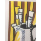 Roy Lichtenstein Lithographie Offset 50x35 cm zertifiziert