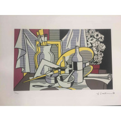 Roy Lichtenstein Litografia off set cm 50x35  certificata
