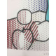 Roy Lichtenstein 50x35 cm-ko off-set litografia ziurtagiria