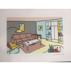 Offsetowa litografia Roya Lichtensteina z certyfikatem 50x35 cm