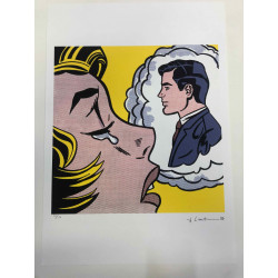 Roy Lichtenstein Off set lithograph cm 50x35 certified