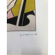 Roy Lichtenstein Lithografie off set 50x35 cm gecertificeerd