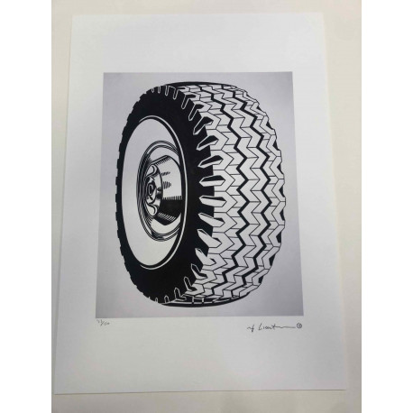 Roy Lichtenstein 50x35 cm-ko off-set litografia ziurtagiria