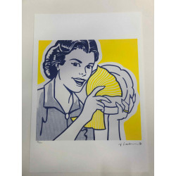 Set de litografia de Roy Lichtenstein 50x35 cm certificat