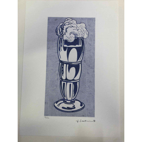 Roy Lichtenstein Off set lithograph cm 50x35 certified