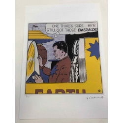 Roy Lichtenstein Off set lithograph cm 50x35 certified