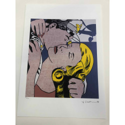Set de litografia de Roy Lichtenstein 50x35 cm certificat