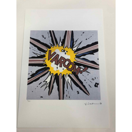 Roy Lichtenstein Off set lithograph cm 50x35 certified