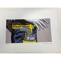 Roy Lichtenstein Litografia off set 50x35 cm certificat
