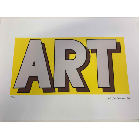 Roy Lichtenstein Lithographie hors set 50x35 cm certifiée