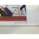 Roy Lichtenstein Lithographie hors set 50x35 cm certifiée