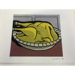 Roy Lichtenstein Litografía off set 50x35 cm certificado