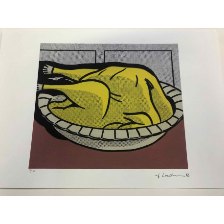 Roy Lichtenstein Litografía off set 50x35 cm certificado