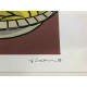 Roy Lichtenstein Litografía off set 50x35 cm certificado
