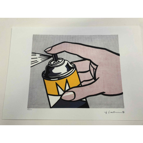 Roy Lichtenstein litografická ofsetová souprava 50x35 cm certifikovaná