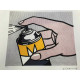 Roy Lichtenstein litografická ofsetová souprava 50x35 cm certifikovaná