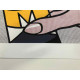 Roy Lichtenstein litografická ofsetová souprava 50x35 cm certifikovaná