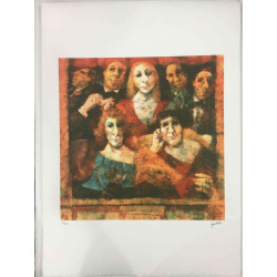 Remo Squillantini Offsetová litografia certifikovaná 50x70 cm