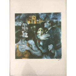 Remo Squillantini Offsetová litografia certifikovaná 50x70 cm