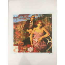 Remo Squillantini Offsetová litografia certifikovaná 50x70 cm