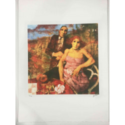 Remo Squillantini Offsetová litografia certifikovaná 50x70 cm