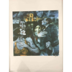 Remo Squillantini Offsetová litografia certifikovaná 50x70 cm