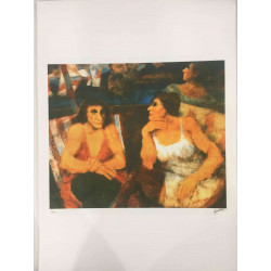 Remo Squillantini Offsetová litografia certifikovaná 50x70 cm