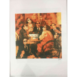 Remo Squillantini Offsetová litografia certifikovaná 50x70 cm