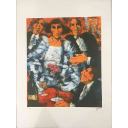 Remo Squillantini Offsetová litografia certifikovaná 50x70 cm