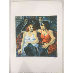 Remo Squillantini Offsetová litografia certifikovaná 50x70 cm