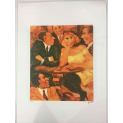 Remo Squillantini Offsetová litografia certifikovaná 50x70 cm
