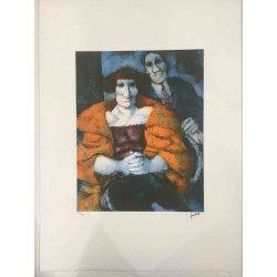 Remo Squillantini Litografia off set cm 50x70   certificata
