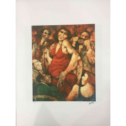Remo Squillantini Offsetová litografia certifikovaná 50x70 cm