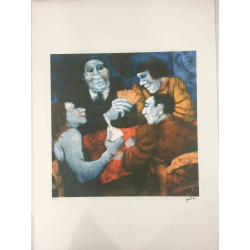 Remo Squillantini Offsetová litografia certifikovaná 50x70 cm