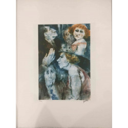 Remo Squillantini Offsetová litografia certifikovaná 50x70 cm